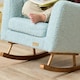 image 2 of Tutti Bambini Jonah Mini Me Children's Rocking Chair - Boucle Ocean Stone Blue