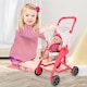image 6 of Baby Doll Stroller Set Pushchair Doll Playset