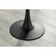 image 3 of Furniturebox Elina Round 2 Seater White Marble Effect Pedestal Dining Table