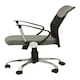 image 5 of Interiors by Premier Fenix Grey Home Office Chair With Chrome Arms