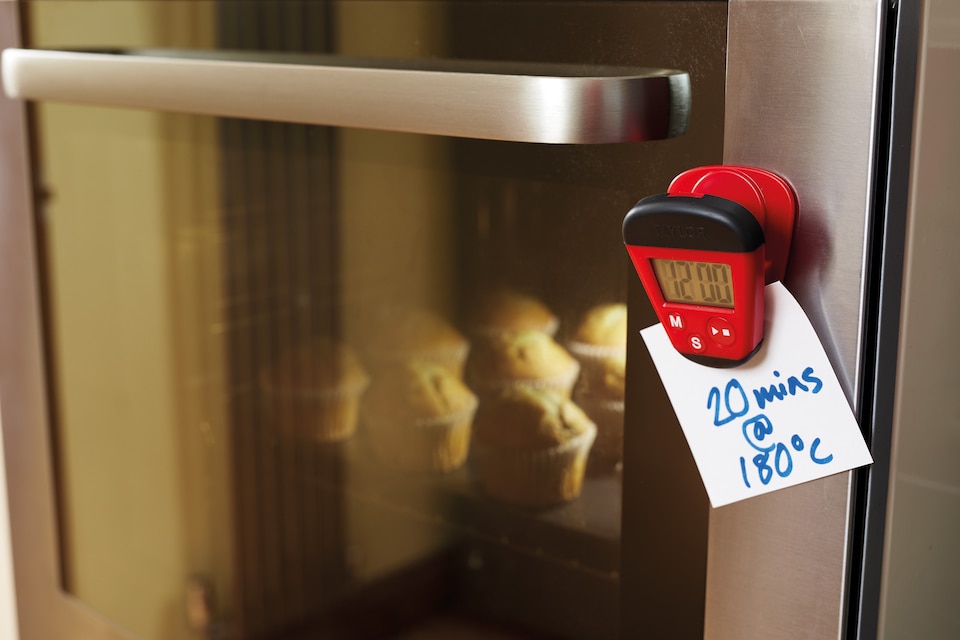 image 1 of Taylor Kitchen Clip Digital Timer White