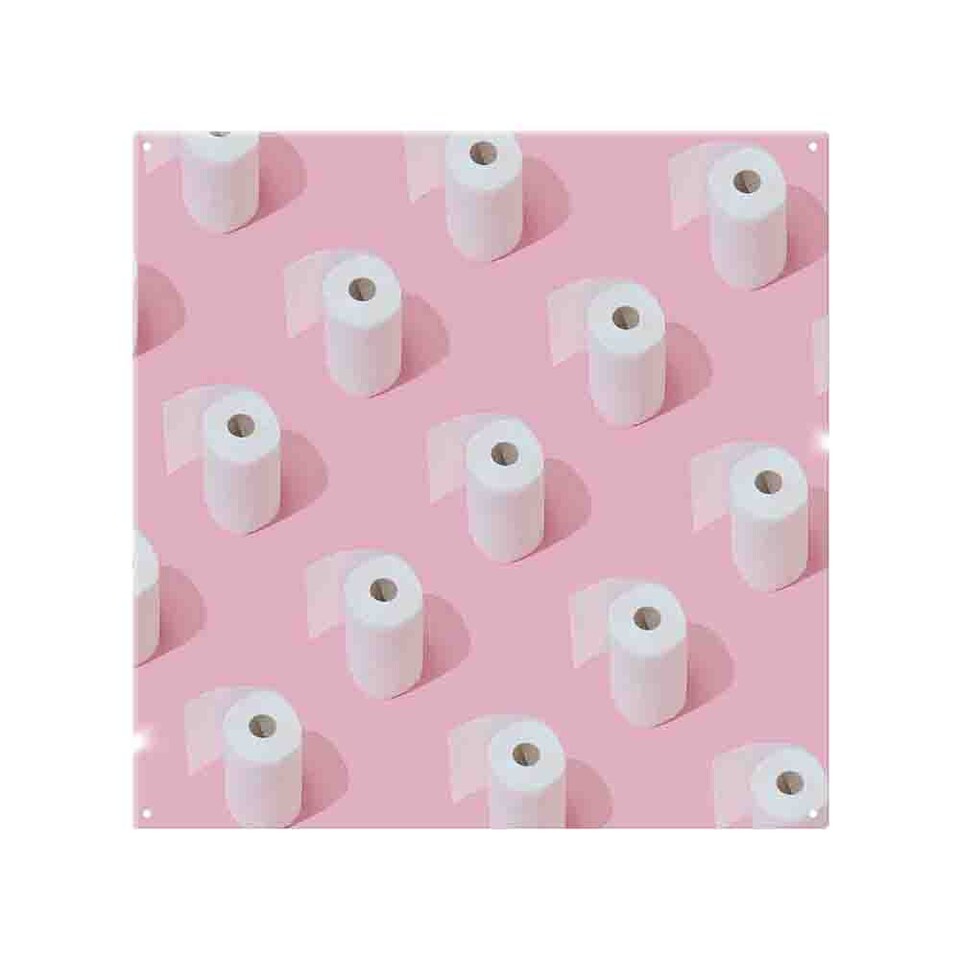 image 1 of Toilet Rolls Splash Back | White