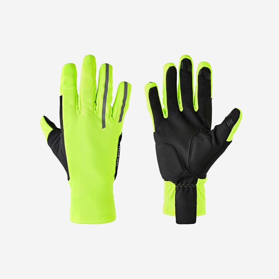 image 1 of Decathlon Smartphone-compatible thermal cycling gloves