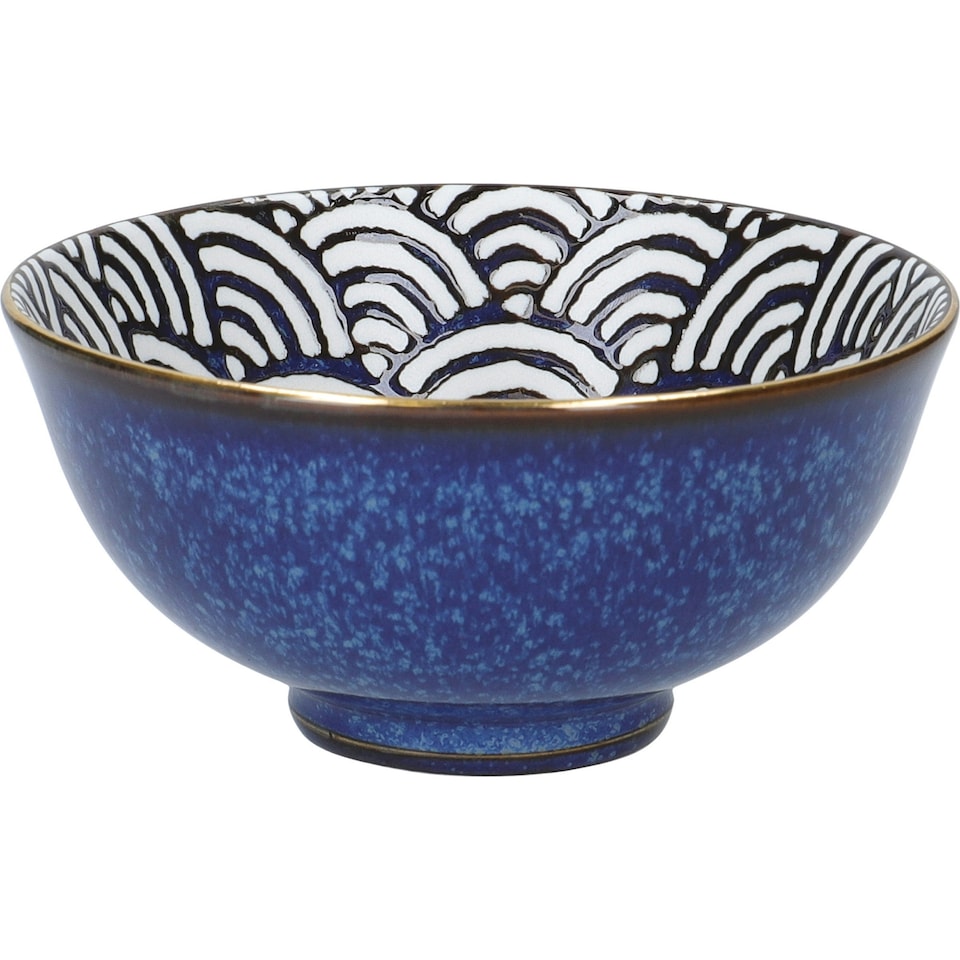 image 1 of Mikasa Miso Bowl Blue Porcelain 11.5cm | Blue