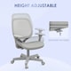 image 4 of Vinsetto Office Chair, 360 Degree Swivel Desk Chair with Wheels, Grey Grey