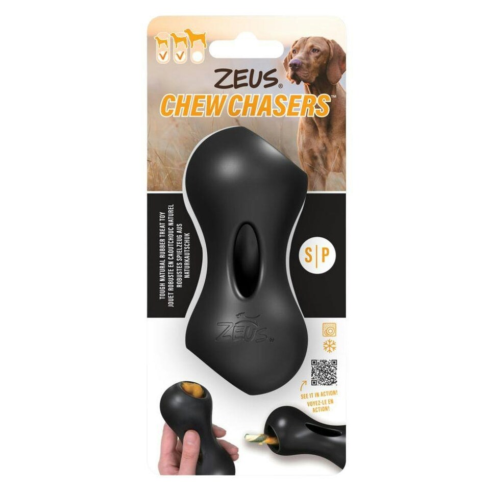 image 1 of Zeus ChewChasers Treat Peanut Dog Toy - Small