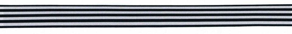 Berisfords 46 Navy 16mm Stripes Ribbon (Value Roll) for Dressmaking - per 25 metre roll
