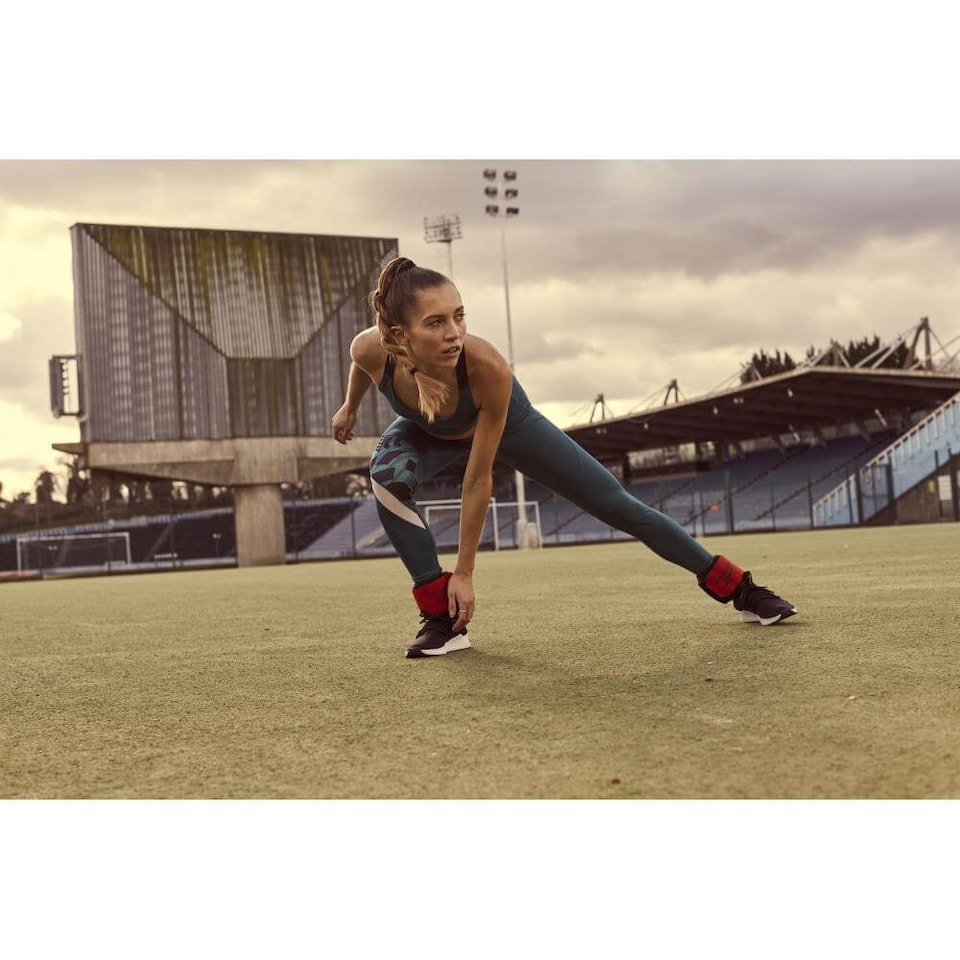 image 1 of Reebok Flexlock Ankle Weights 1kg Pair