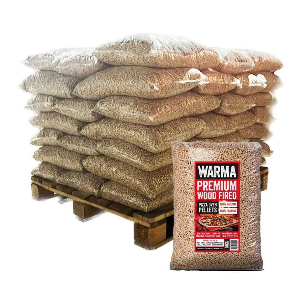 image 1 of Warma Pizza Oven Wood Pellets - 70 x 10kg Bags