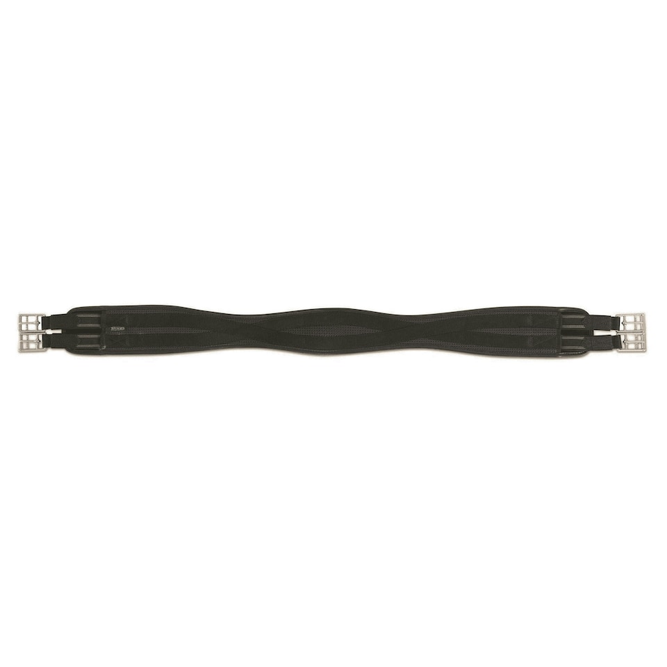 image 1 of Shires Anti-Chafe Elastic Horse Girth - Black - 44in