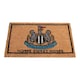 image 1 of Newcastle United FC Coir Crest Door Mat | Gold | Gold | One Size | 1
