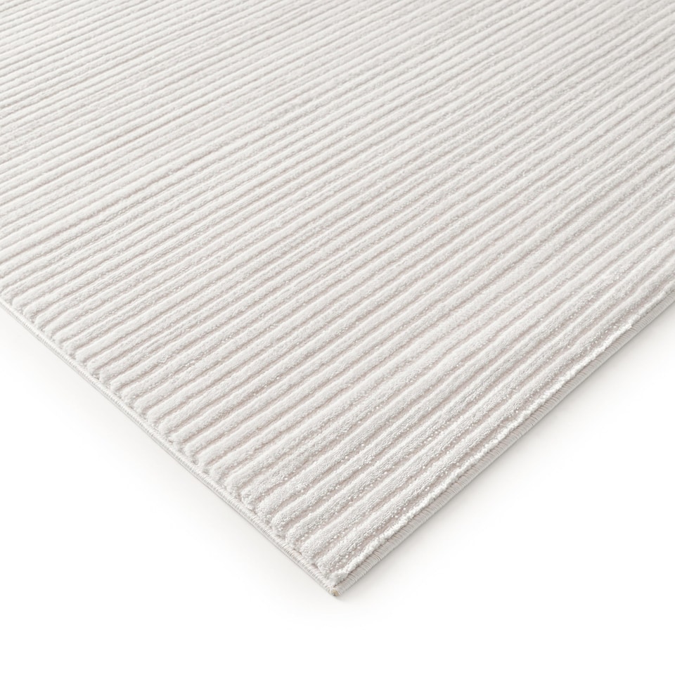 image 1 of RUGLENZA HOME - INTERNO AREA RUG - 12 MM - CREAM LINES - 160 x 230 CM