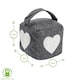 image 3 of Nicola Spring Herringbone Door Stop & Draught Excluder Set - Heart