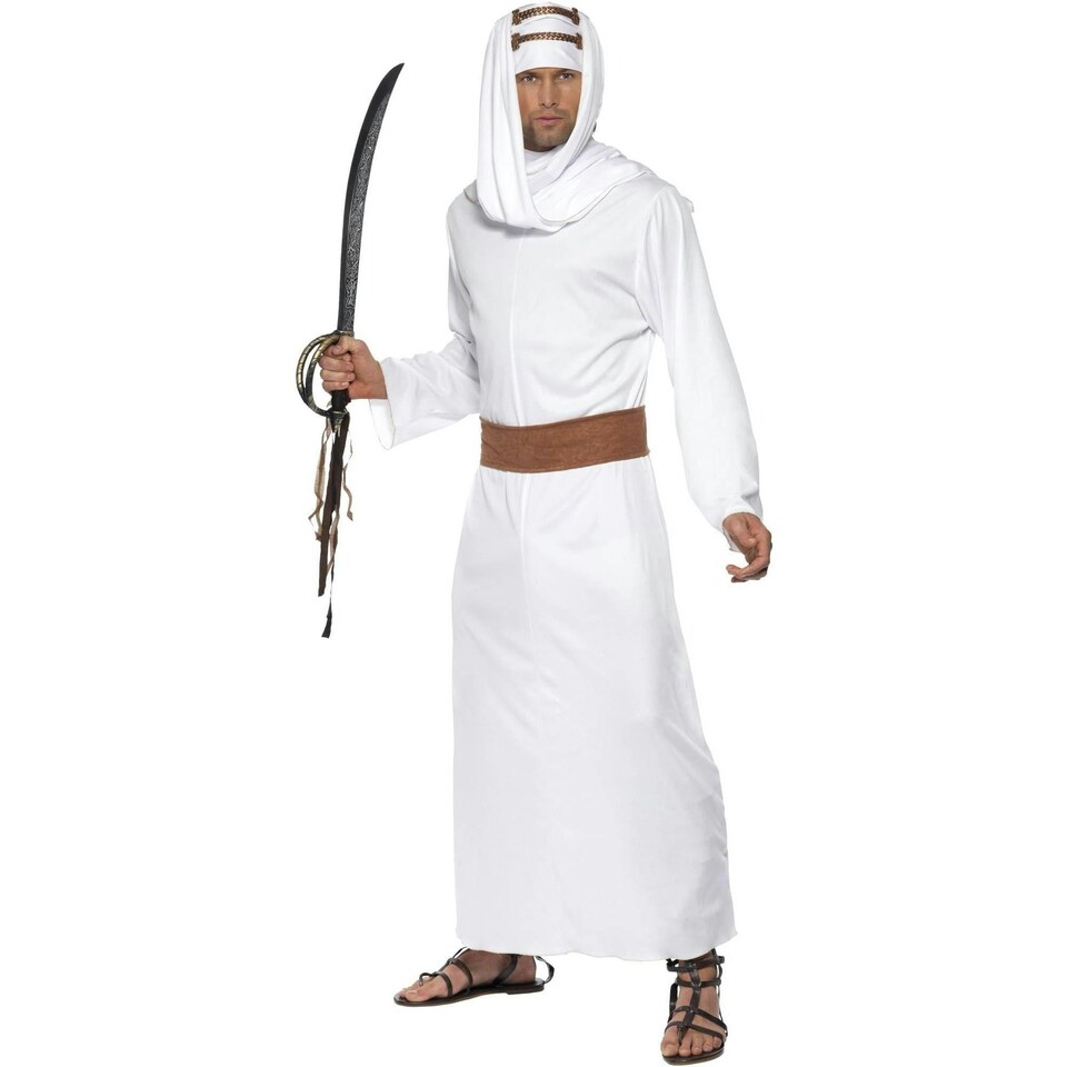 image 1 of Lawrence Of Arabia Mens Costume - White/Brown - M M