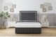 image 1 of Sloomy Boston Chrome Graphite Dumfries Divan Bed With Mattress 4 Drawers With 26" Strutted Headboard & 12" Matching Footboard 5' King | Grey | Graphite | King | 1