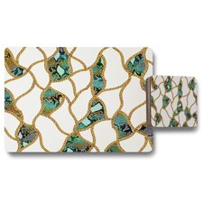 Chains & Snake Skin (Placemat & Coaster Set)