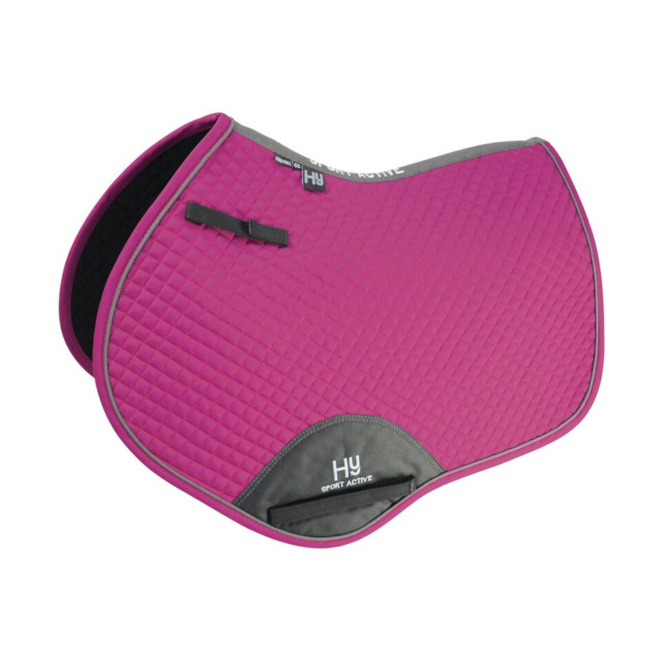 Hy Sport Active Close Contact Horse Saddlepad - Pink - Cob/Full
