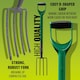image 6 of Garden Border Digging Fork Gardening Tool 4 Tooth Handle Heavy Duty