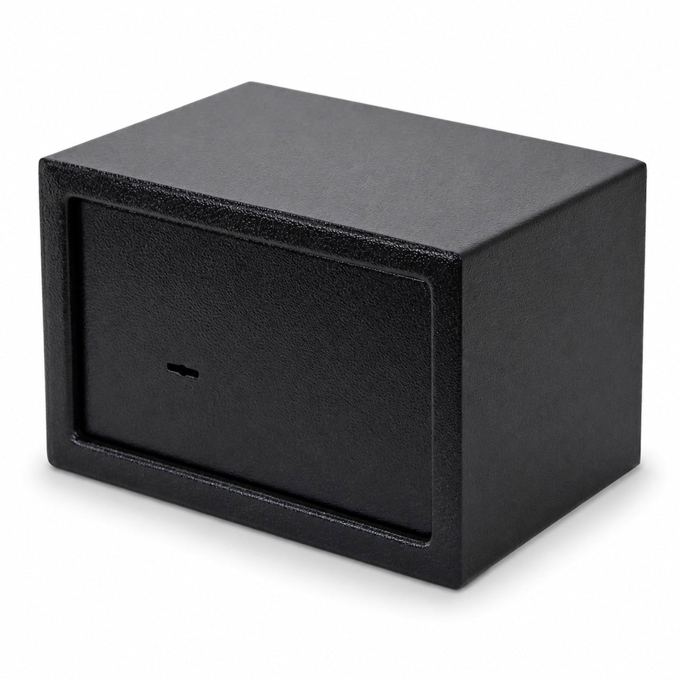 image 1 of 10L Key Operated Steel Safe Box Security Home Office