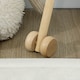 image 8 of AIYAPLAY Stick Horse w Wood Wheels, Pony Neighing, Galloping Sounds White
