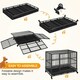 image 5 of Yaheetech 106 cm Indestructible Dog Crate Black