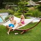 image 8 of Hammock Thorsten - wooden frame, for 2 people, height adjustable, durable fabric | White | white | 415 x 150 x 124 cm | 1