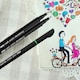 image 2 of Pack of 24 Colour Art Drawing 0.4mm Fineliner Marker Pens