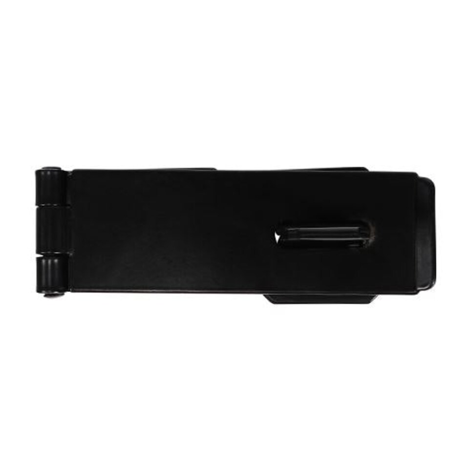 image 1 of Timco - Safety Pattern Hasp & Staple - Black (Size 6" - 1 Each)