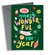 image 1 of Arty Cheerful Decorations Christmas Card