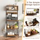image 4 of COSTWAY Kitchen Bakers Rack Microwave Stand w/Power Outlet