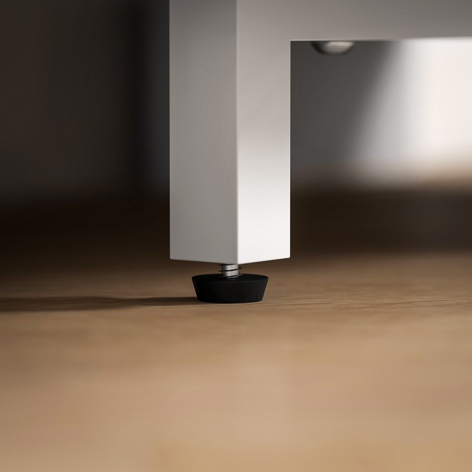 image 1 of HOMCOM Corner TV Stand for 47 Inch Television, Modern TV Unit with 2 Open Shelves for Living Room, Bedroom, White | White