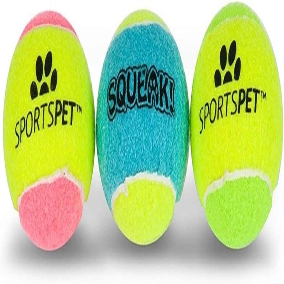 image 1 of Sportspet Tennis Balls for Dogs (12 Pack)