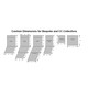 image 2 of Scatter Cushion 18x18 Renaissance Outdoor Garden Furniture Cushion (Pack of 4) - L46 x W46 cm - Grey | Grey
