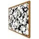 image 4 of Grey, white & black flowers (Picture Frame) Grey | L