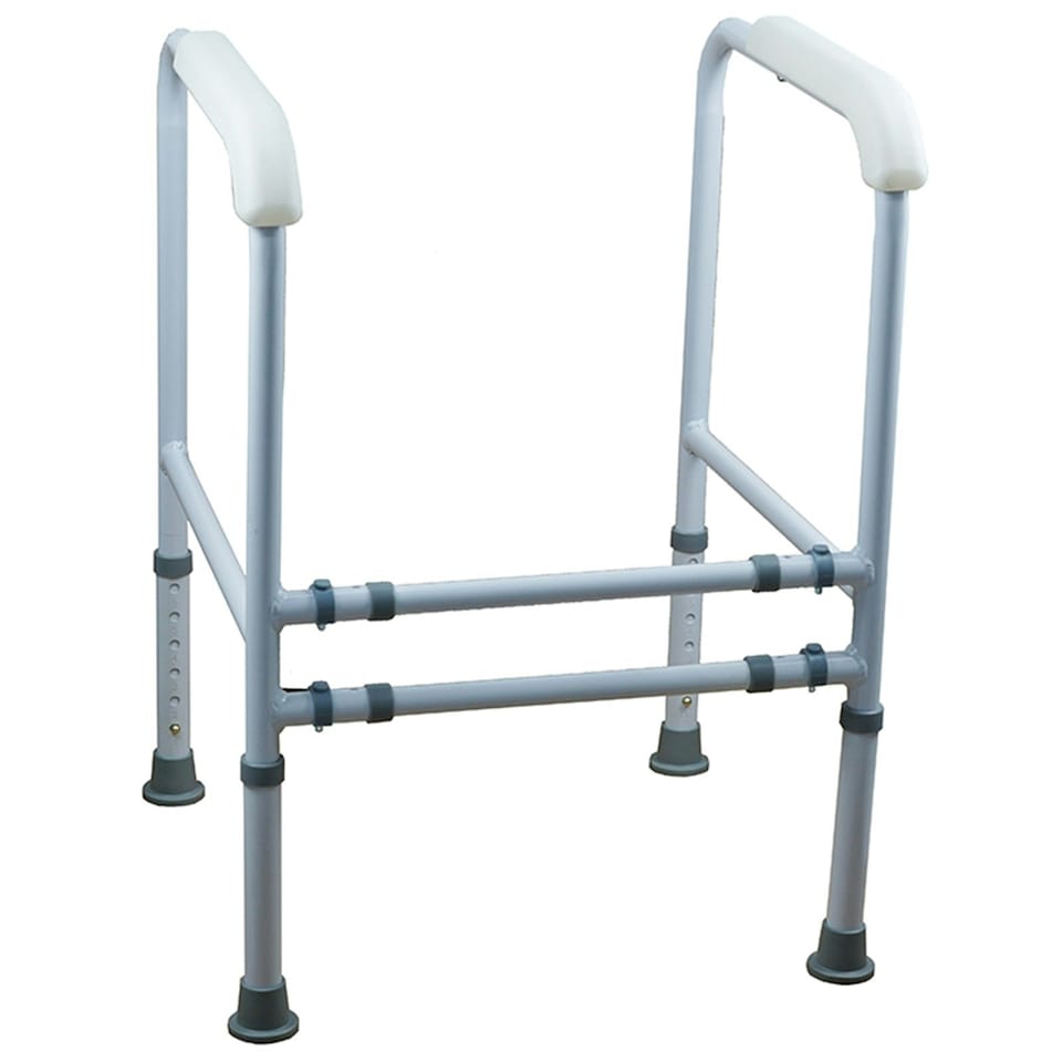 image 1 of Toilet Frame Support Standing Aid Safety Grab Handle Adjustable Elderly Disabled