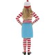 image 3 of Wheres Wally? Girls Wenda Costume Set - White/Red/Blue - 7-9 Years | Multi | 7