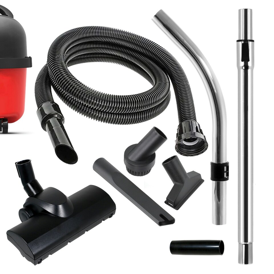 image 1 of SPARES2GO Spare Parts Brush Kit Turbo Head for Numatic Henry Hetty Vacuum  Rods Hose Tools