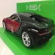 image 4 of Bugatti Chiron Red 2016 Welly 24077 Scale 1:24-27