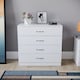 image 4 of Vida Designs Riano 4 Drawer Chest of Drawers Bedroom Storage, White