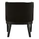 image 3 of Interiors by Premier Black Velvet Chair, Supportive Backrest Lounge Chair, Easy to Clean Velvet Accent Chair, Space-Saving Small Chair