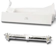 Widdop Gifts Twinkle Silver Plated Birth Certificate Tube