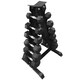 image 2 of 6-Pair Hex Dumbbell Storage Rack Stand
