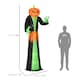 image 5 of HOMCOM 9FT Inflatable Halloween Pumpkin Ghost with Build in LED,  Outdoor Lighted Blow Up Inflatables for Party Indoor, Garden, Lawn