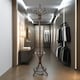 image 1 of Wooden Coat Stand With 12 Hooks Walnut One Size