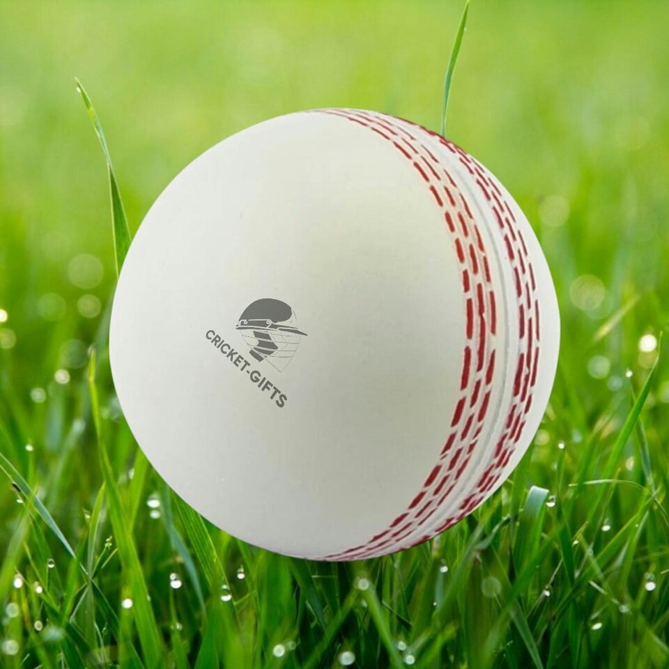 image 1 of CRICKET-GIFTS - Large Cricket Ball Squeezy Stress Ball | Relieve Tension & Improve Focus Red