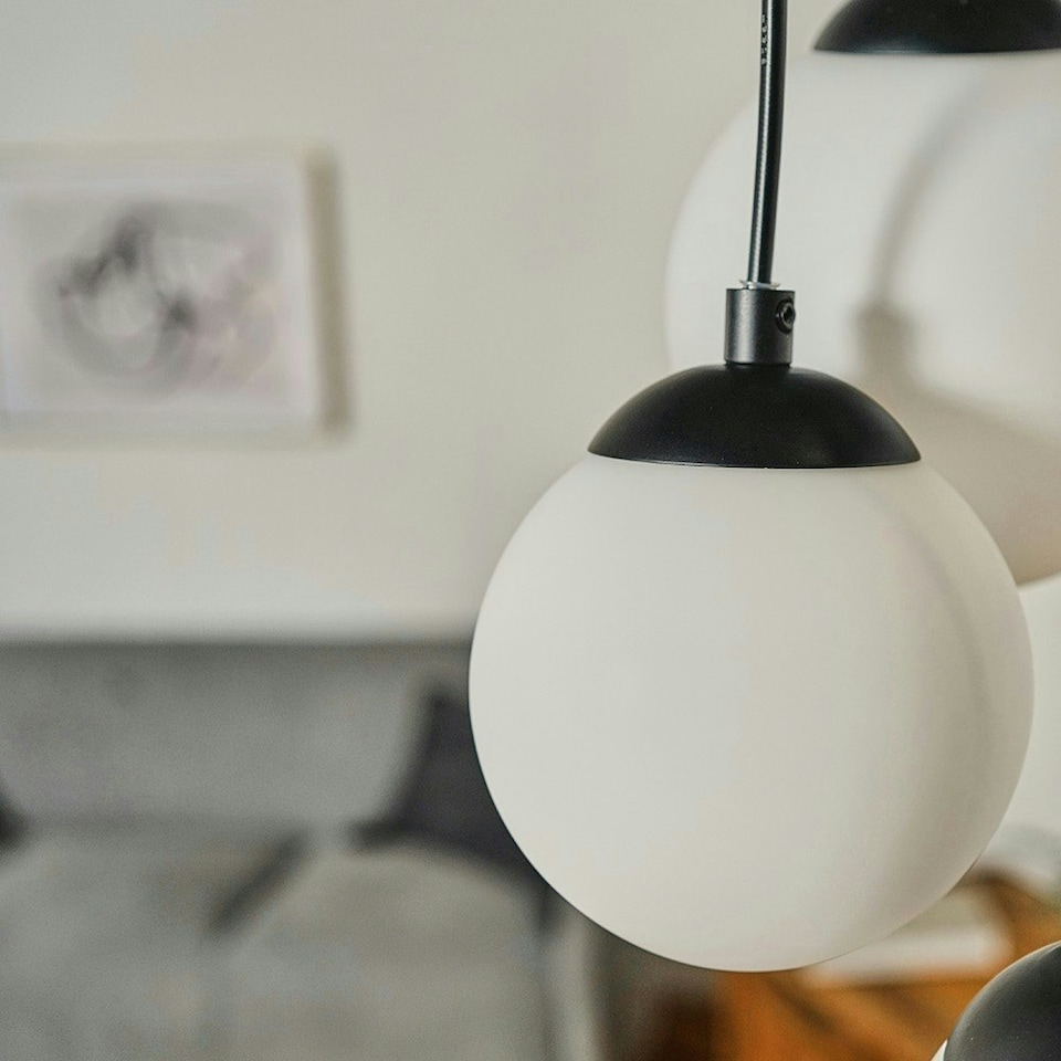 image 1 of ValueLights Beauworth Painted Black Pendant Light and G9 Capsule LED 3W Warm White 3000K Bulb
