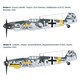 image 2 of Italeri Messerschmitt Bf 109 G-6 WWII Aces Military Aircraft Model Kit Scale 1-72
