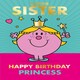 image 3 of Mr Men & Little Miss Sister Birthday Card