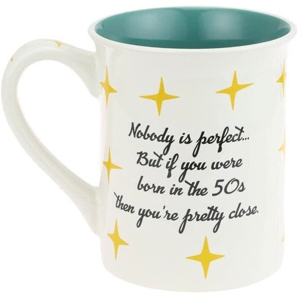 image 1 of Our Name Is Mud Ceramic Mug Made in the 50's 454ml White