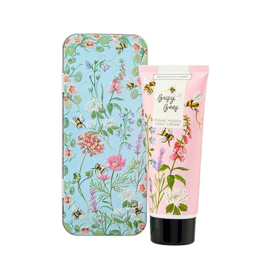 image 1 of Heathcote & Ivory Busy Bees Hand Cream 100ml Tin